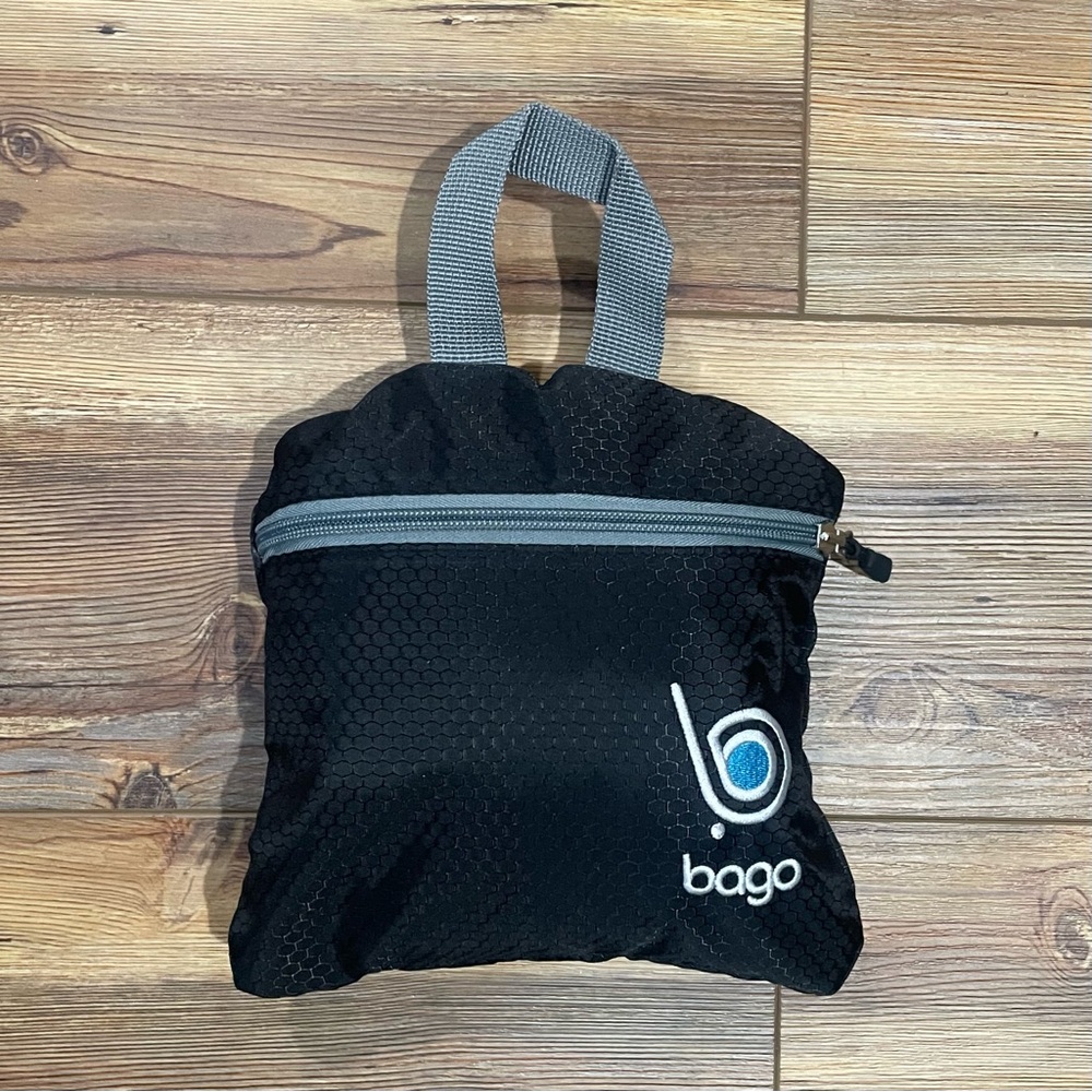 Bago Lightweight Packable Travel Backpack Gray Mesh Side Pockets Gorpcore Hiking
